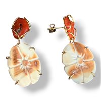 Pendientes Mandile 1922 Mujer Cammei  in Plata Conchiglia 2MORCM43D - 2MORCM43D